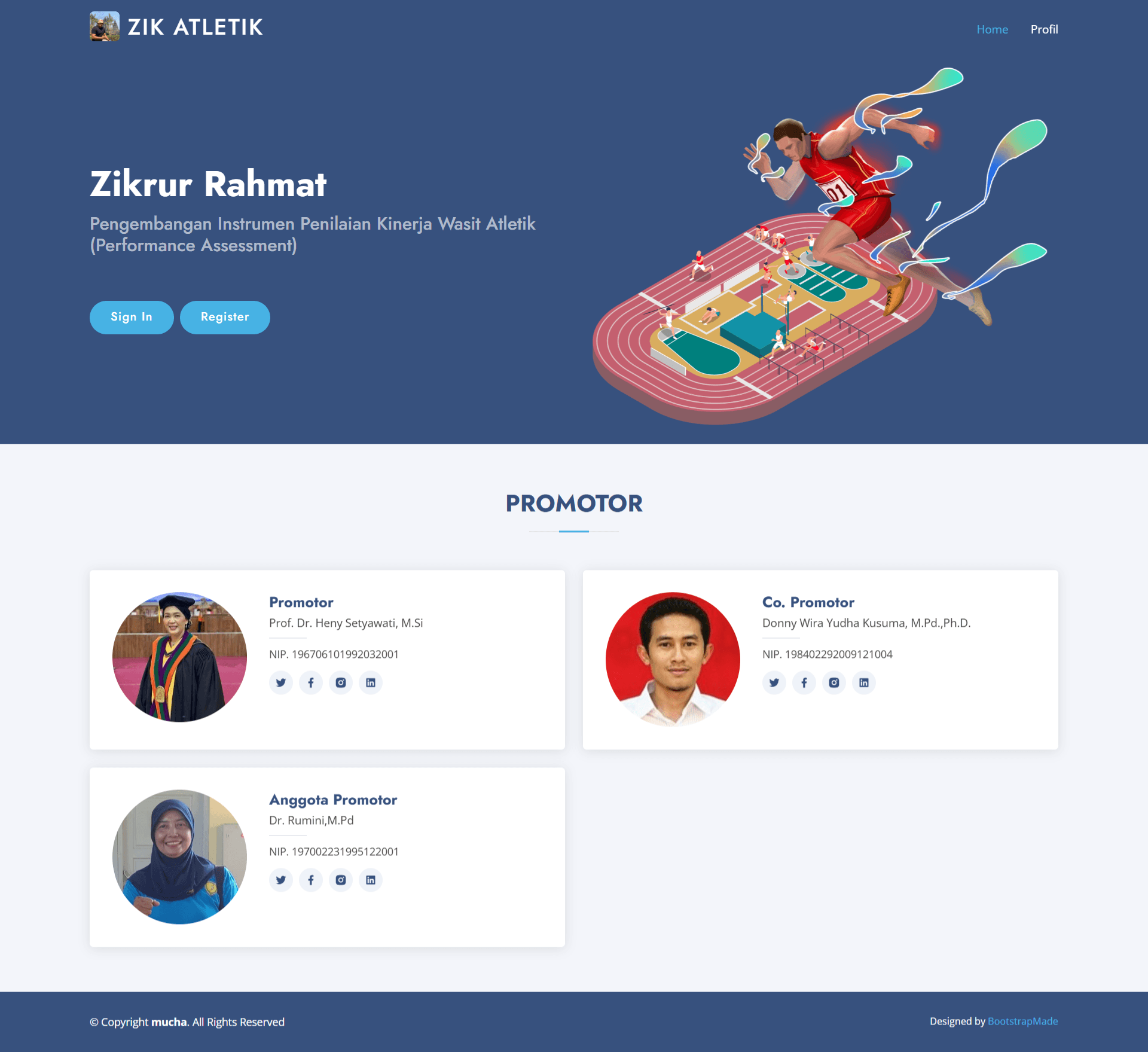 Zik Atletik — Penilaian Kinerja Wasit